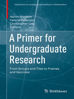cover image of A Primer for Undergraduate Research
